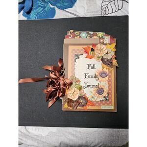 Craft Scrapbook - Fall Family Journal - Never Used